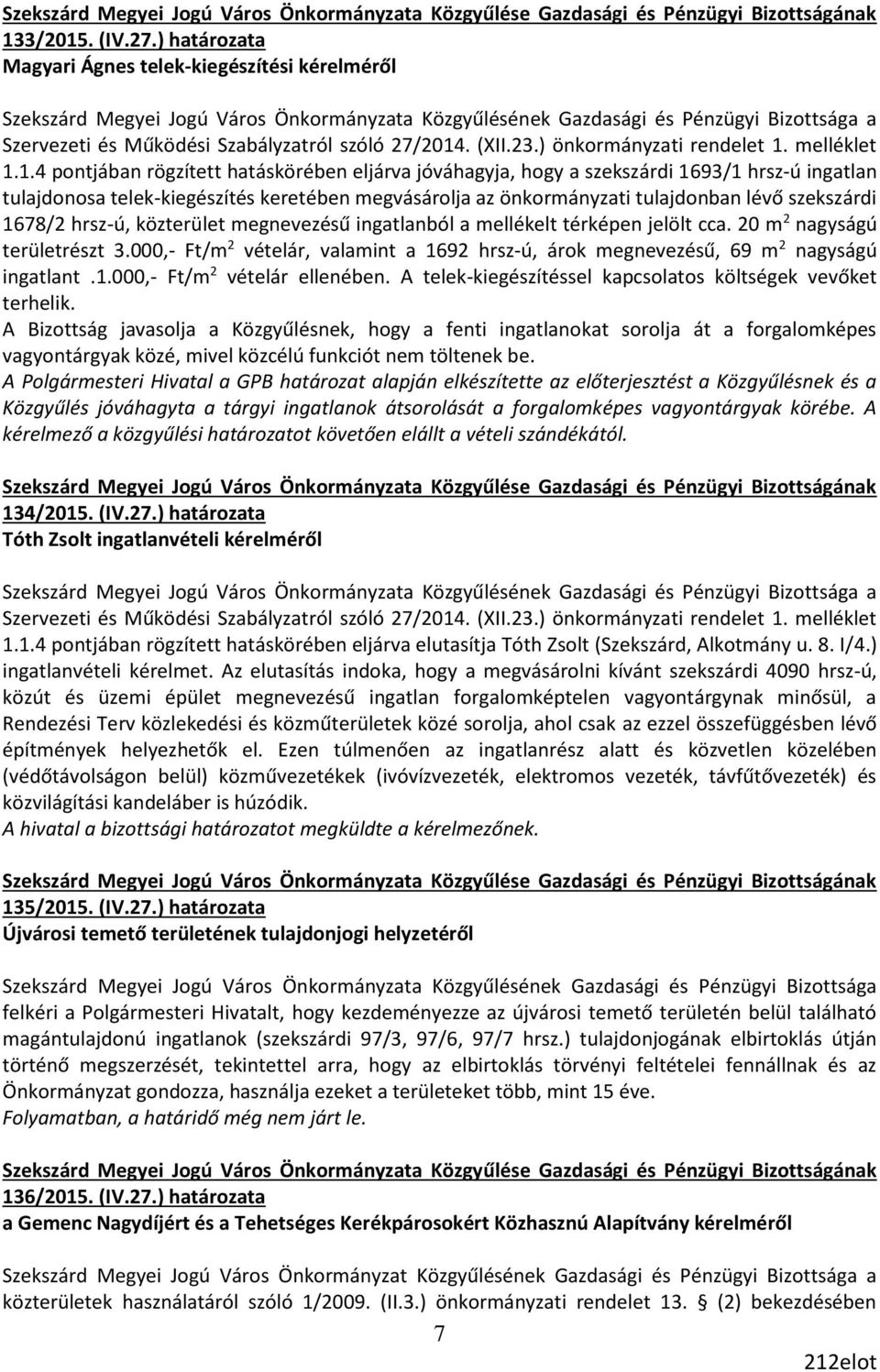 ) önkormányzati rendelet 1.