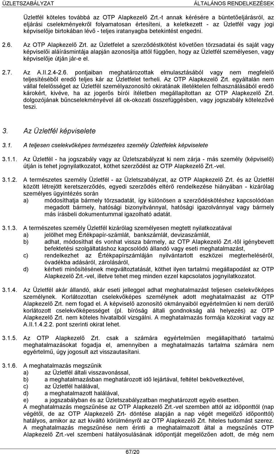 2.6. Az OTP Alapkezelő Zrt.
