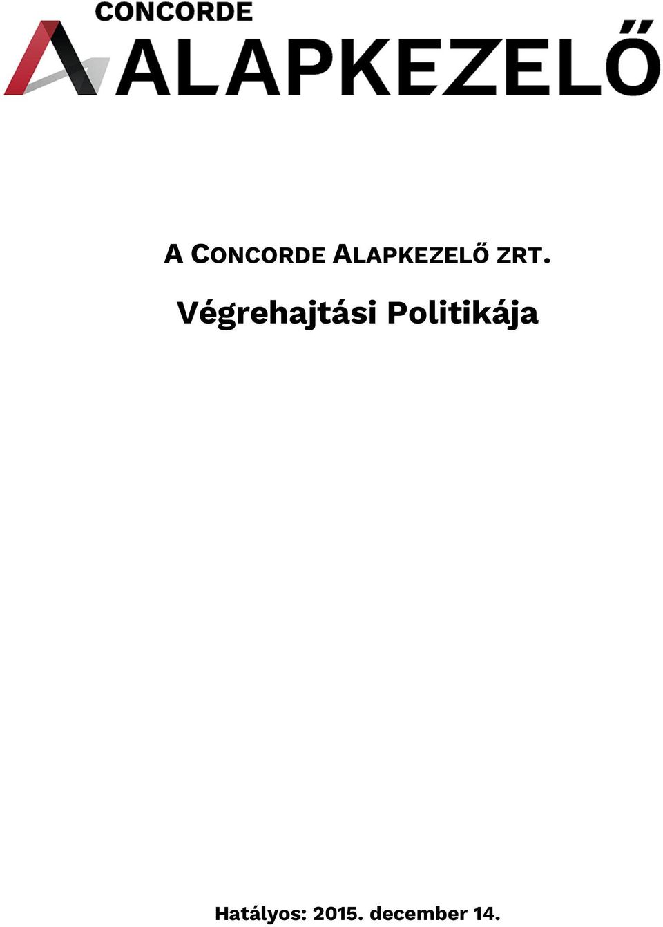 Végrehajtási
