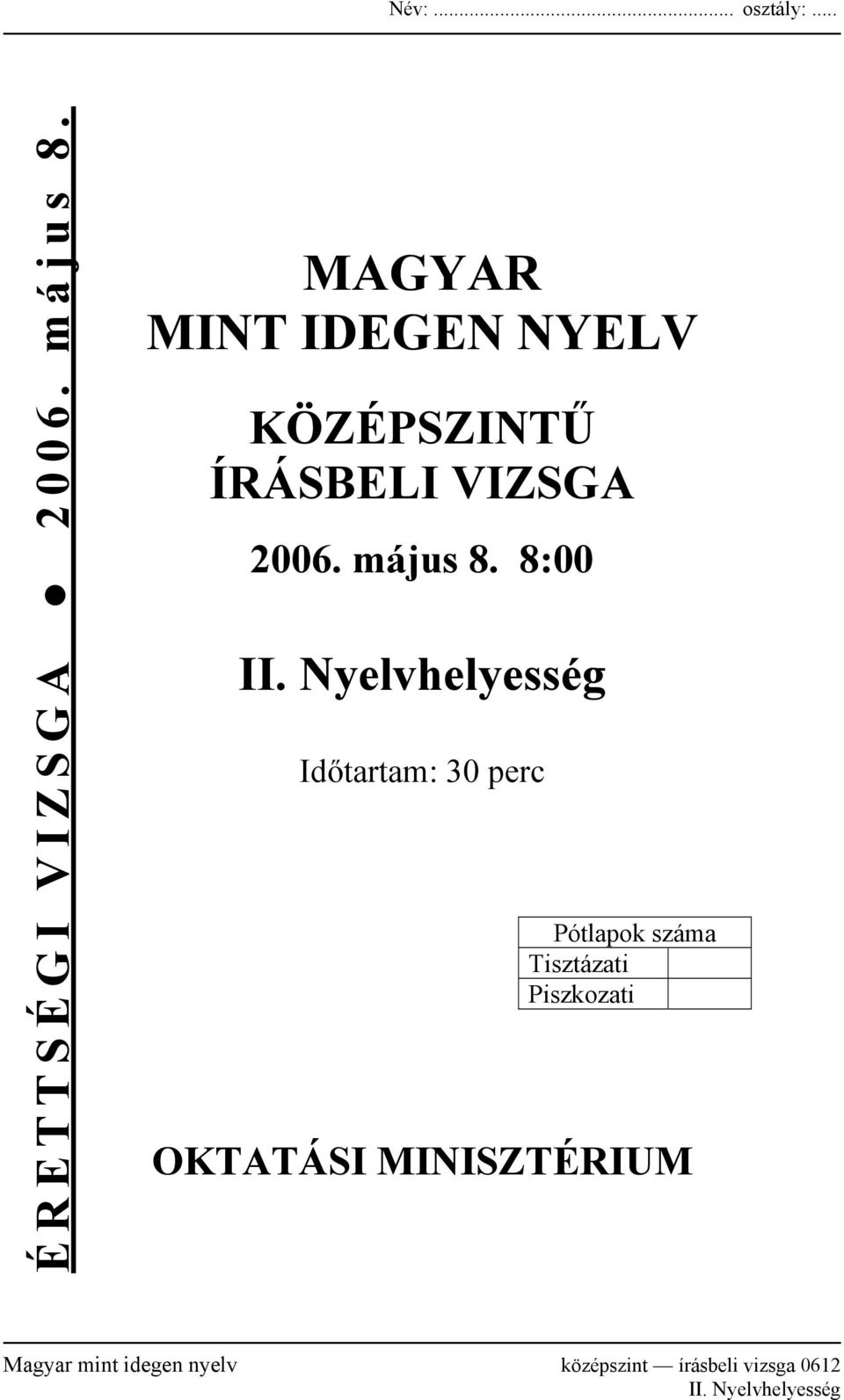 8:00 II.
