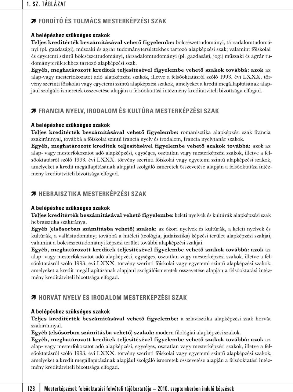 gazdasági, jogi) műszaki és agrár tudományterületekhez tartozó alapképzési szak. alap-vagy mesterfokozatot adó alapképzési szakok, illetve a felsőoktatásról szóló 1993. évi LXXX.
