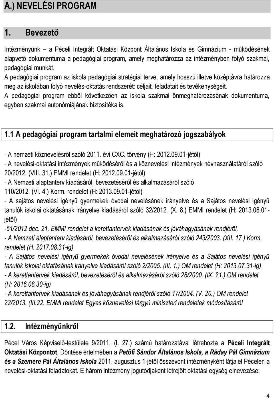 pedagógiai munkát.