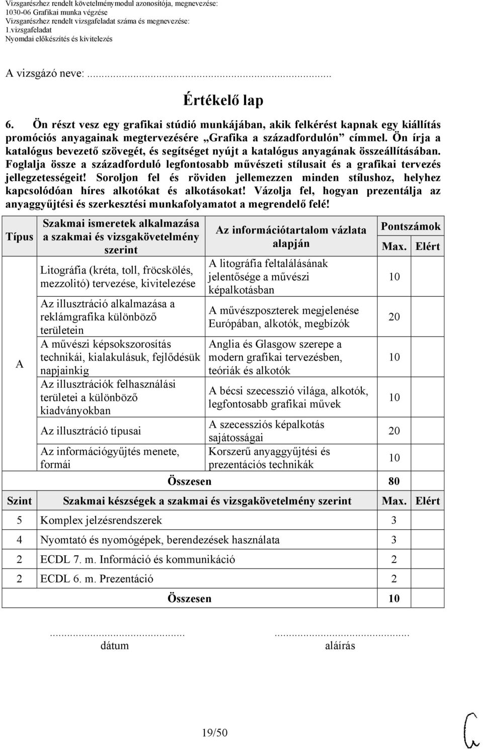 Foglalja össze a századforduló legfontosabb művészeti stílusait és a grafikai tervezés jellegzetességeit!