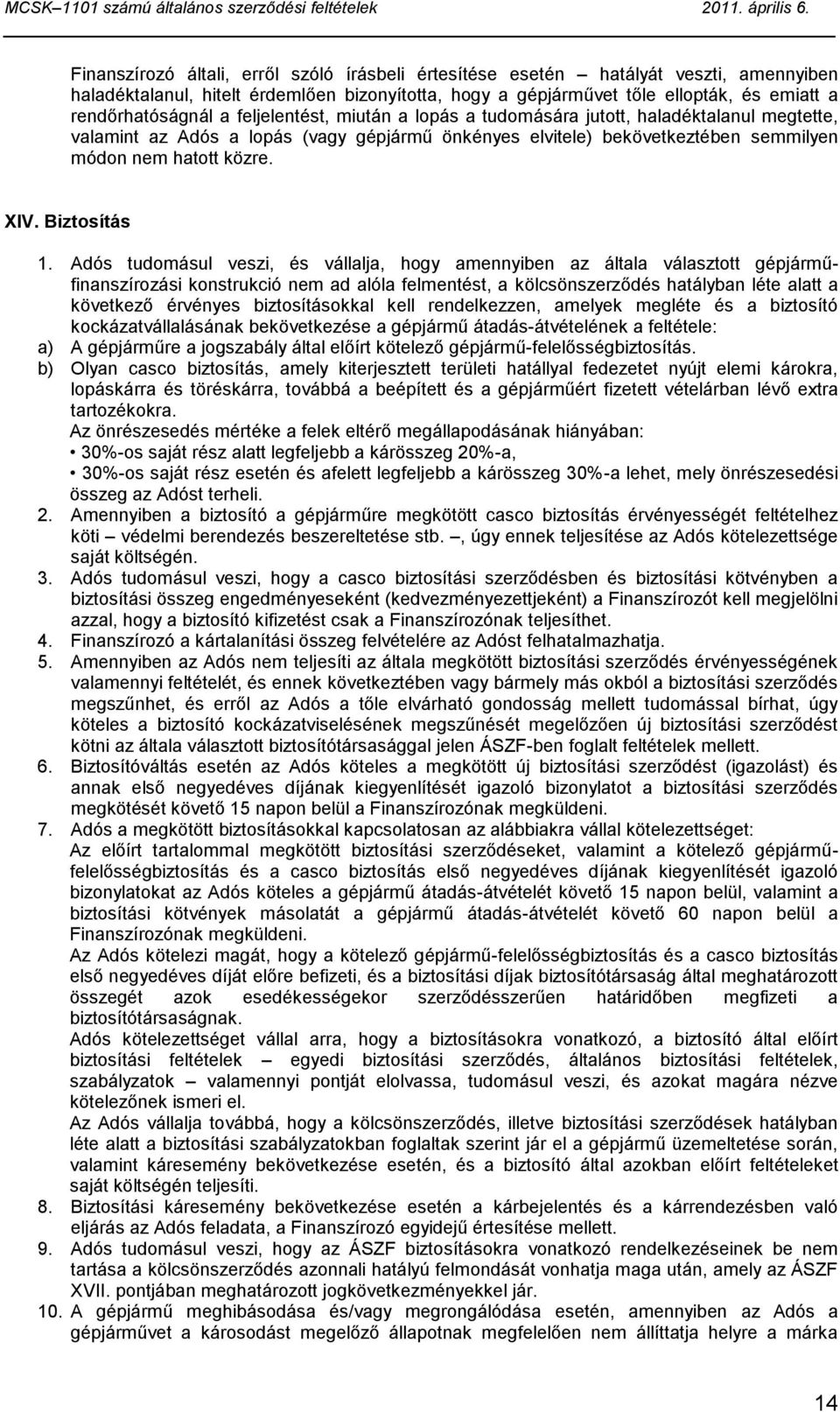 Biztosítás 1.