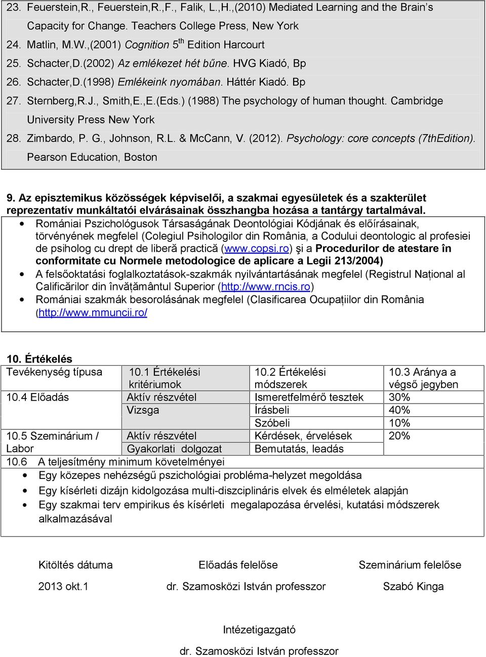 ) (1988) The psychology of human thought. Cambridge University Press New York 28. Zimbardo, P. G., Johnson, R.L. & McCann, V. (2012). Psychology: core concepts (7thEdition).