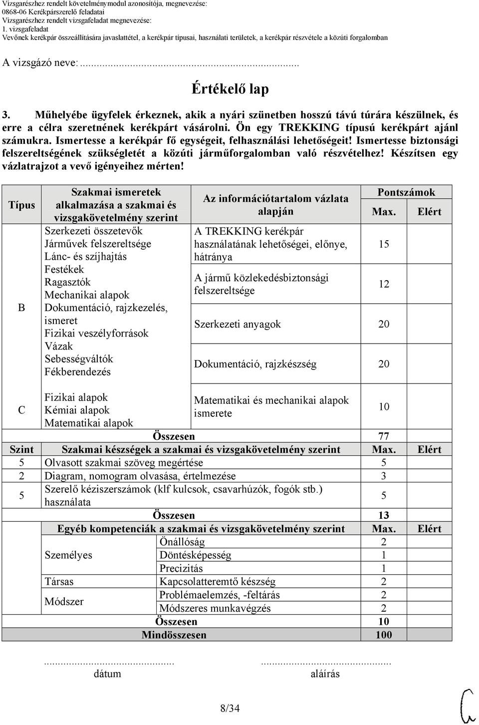 Ismertesse biztonsági felszereltségének szükségletét a közúti járműforgalomban való részvételhez! Készítsen egy vázlatrajzot a vevő igényeihez mérten!