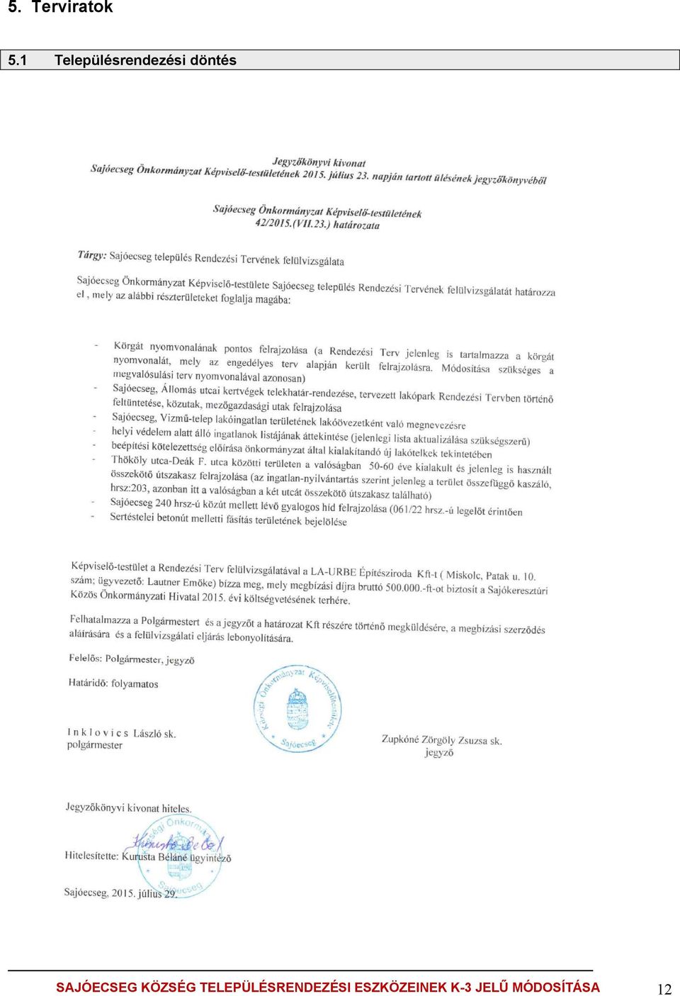 SAJÓECSEG KÖZSÉG