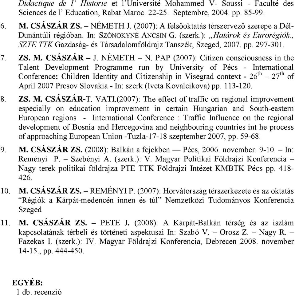 297-301. 7. ZS. M. CSÁSZÁR J. NÉMETH N.