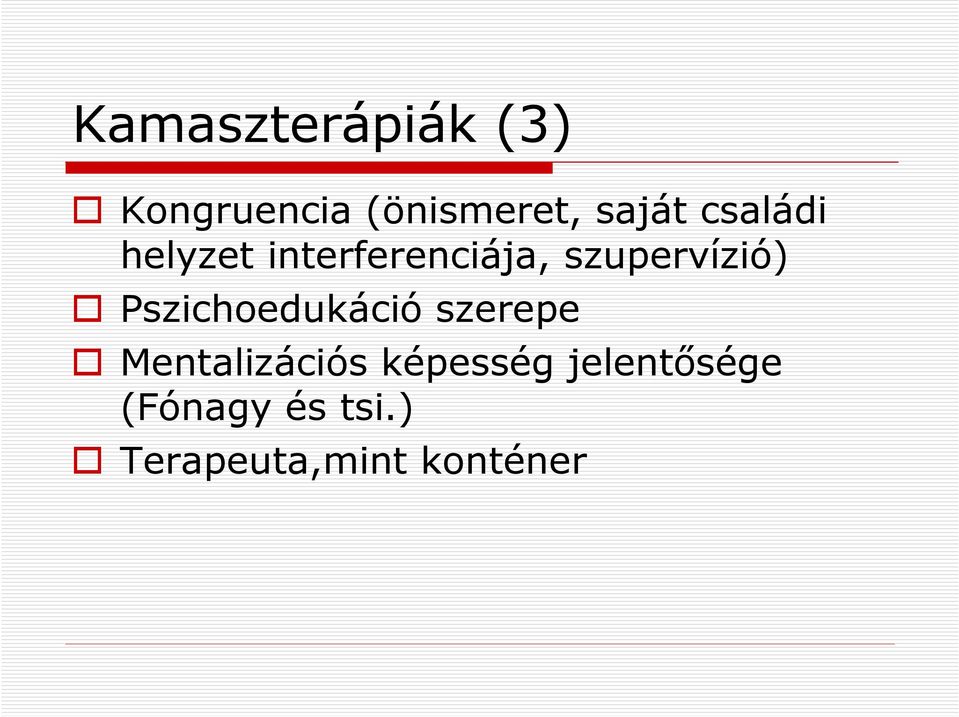 Pszichoedukáció szerepe Mentalizációs képesség