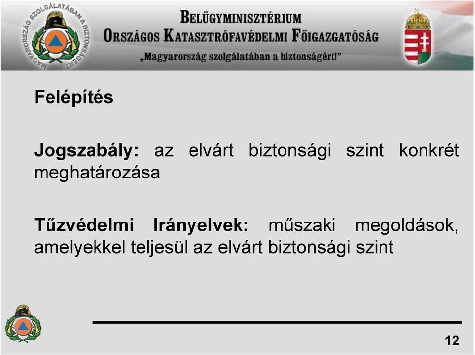 Tűzvédelmi Irányelvek: műszaki