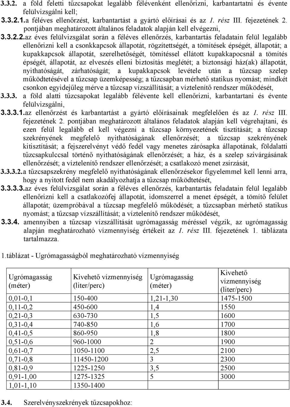 pontjában meghatározott általános feladatok alapján kell elvégezni, 3.3.2.