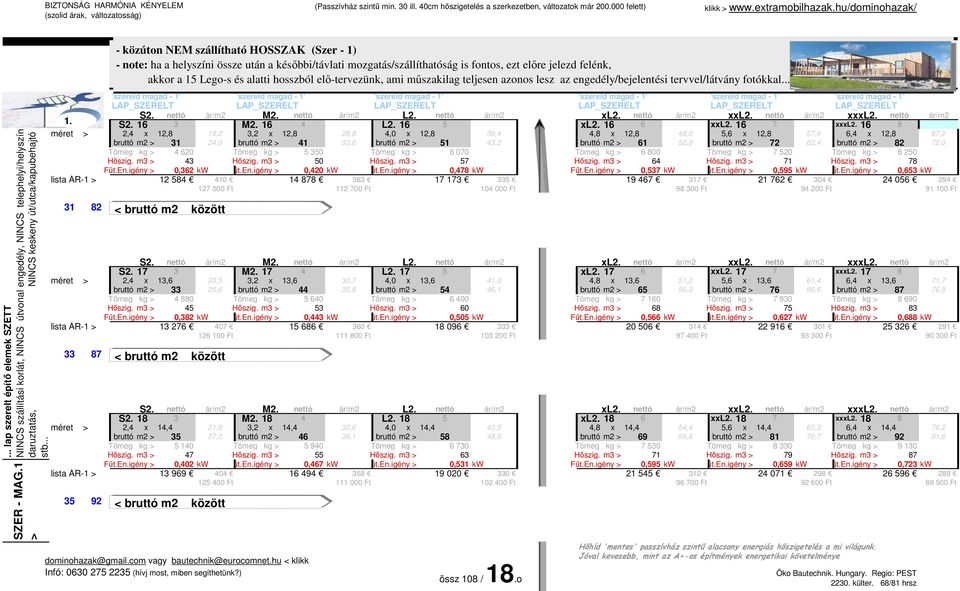 elő-tervezünk, ami műszakilag teljesen azonos lesz az engedély/bejelentési tervvel/látvány fotókkal... S2. 16 3 M2. 16 4 L2. 16 5 xl2. 16 6 xxl2. 16 7 xxxl2.