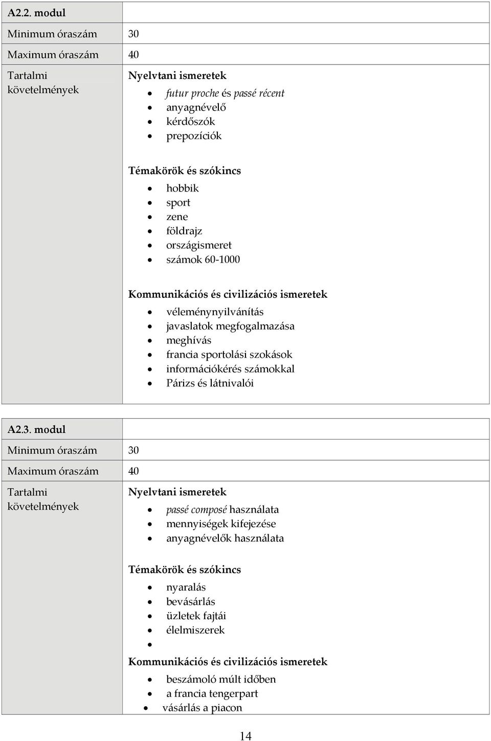 információkérés számokkal Párizs és látnivalói A2.3.