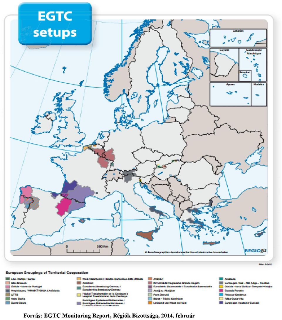 Report, Régiók