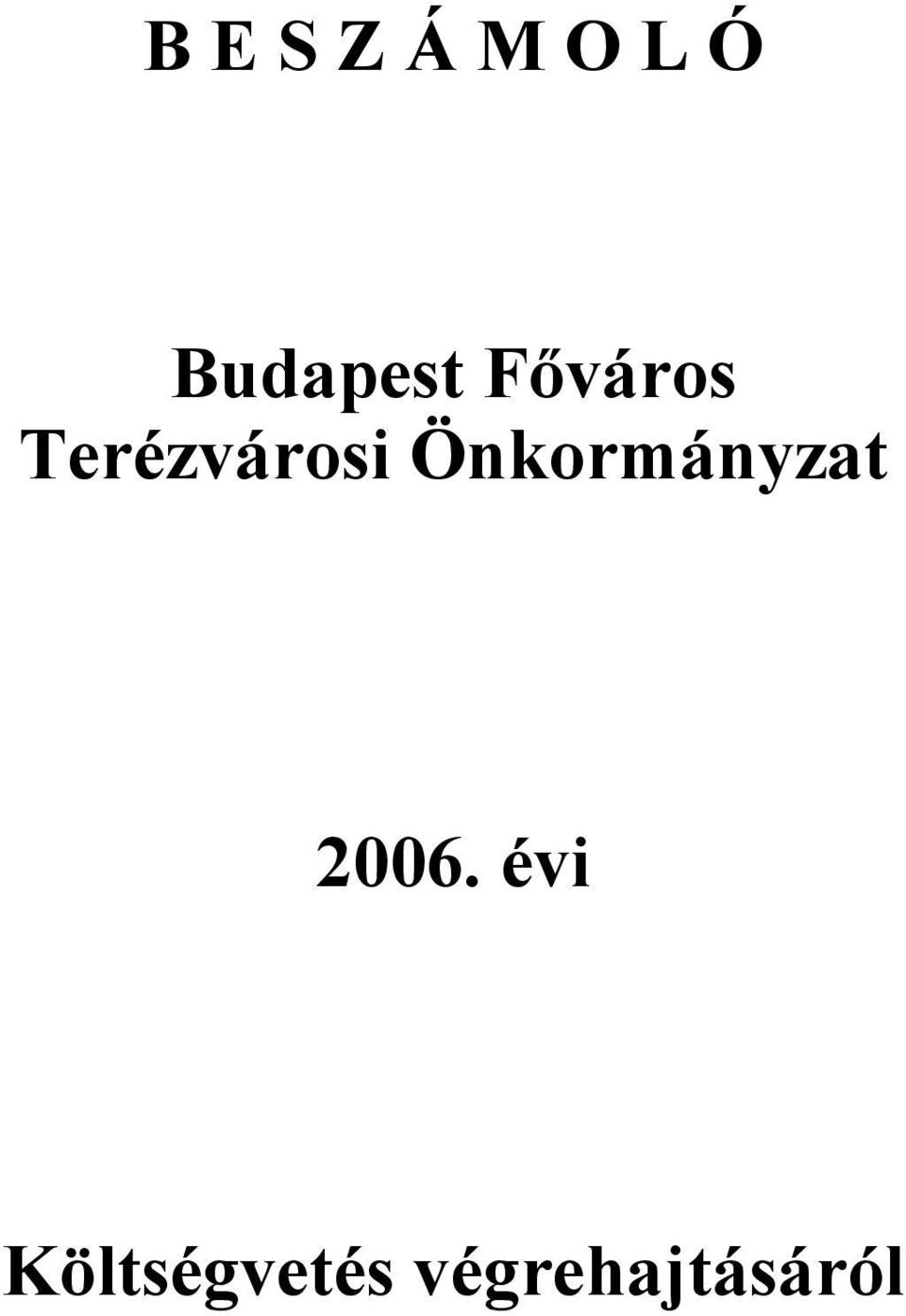 Terézvárosi