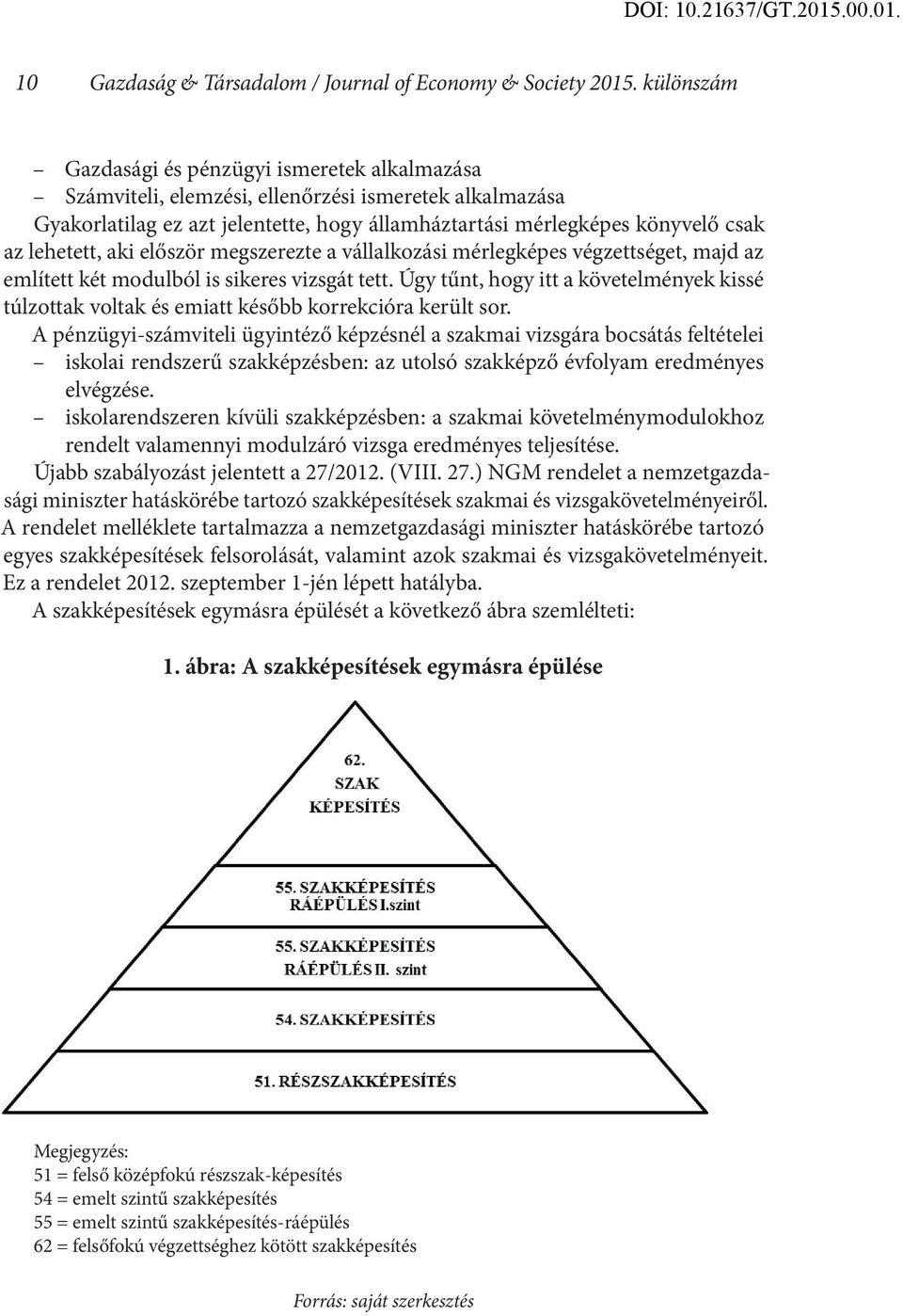 lehetett, aki először megszerezte a vállalkozási mérlegképes végzettséget, majd az említett két modulból is sikeres vizsgát tett.