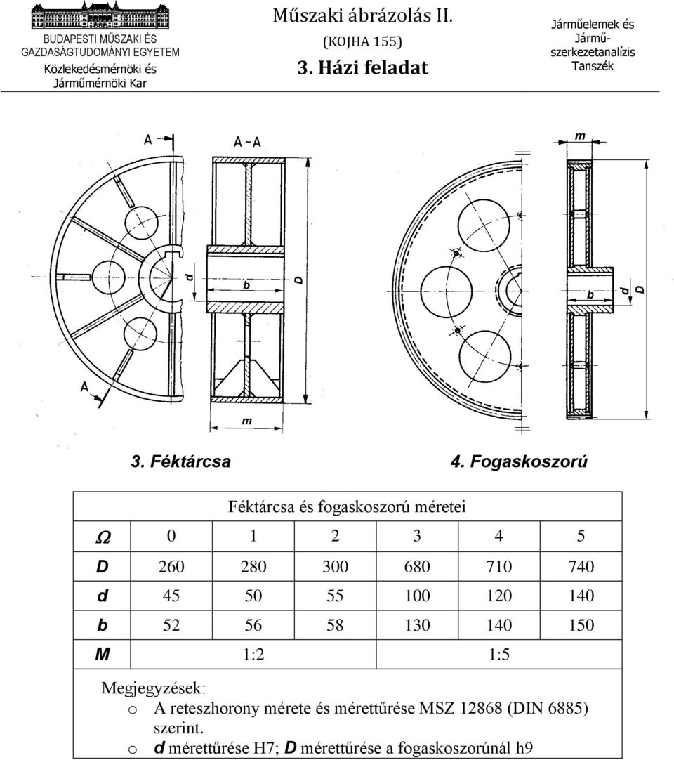 740 d 45 50 55 100 120 140 b 52 56 58 130 140 150 M 1:2 1:5