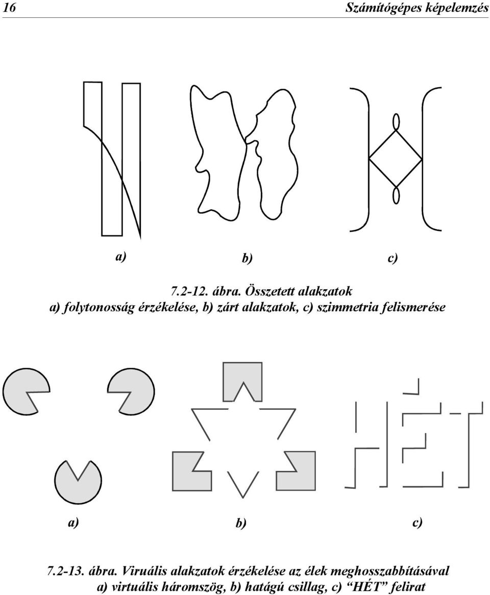 alakzatok, c) szimmetria felismerése 7.2-13. ábra.