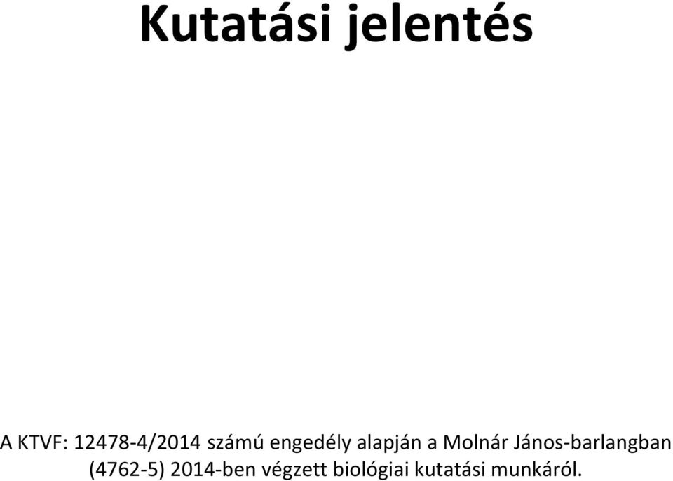 a Molnár János-barlangban (4762-5)