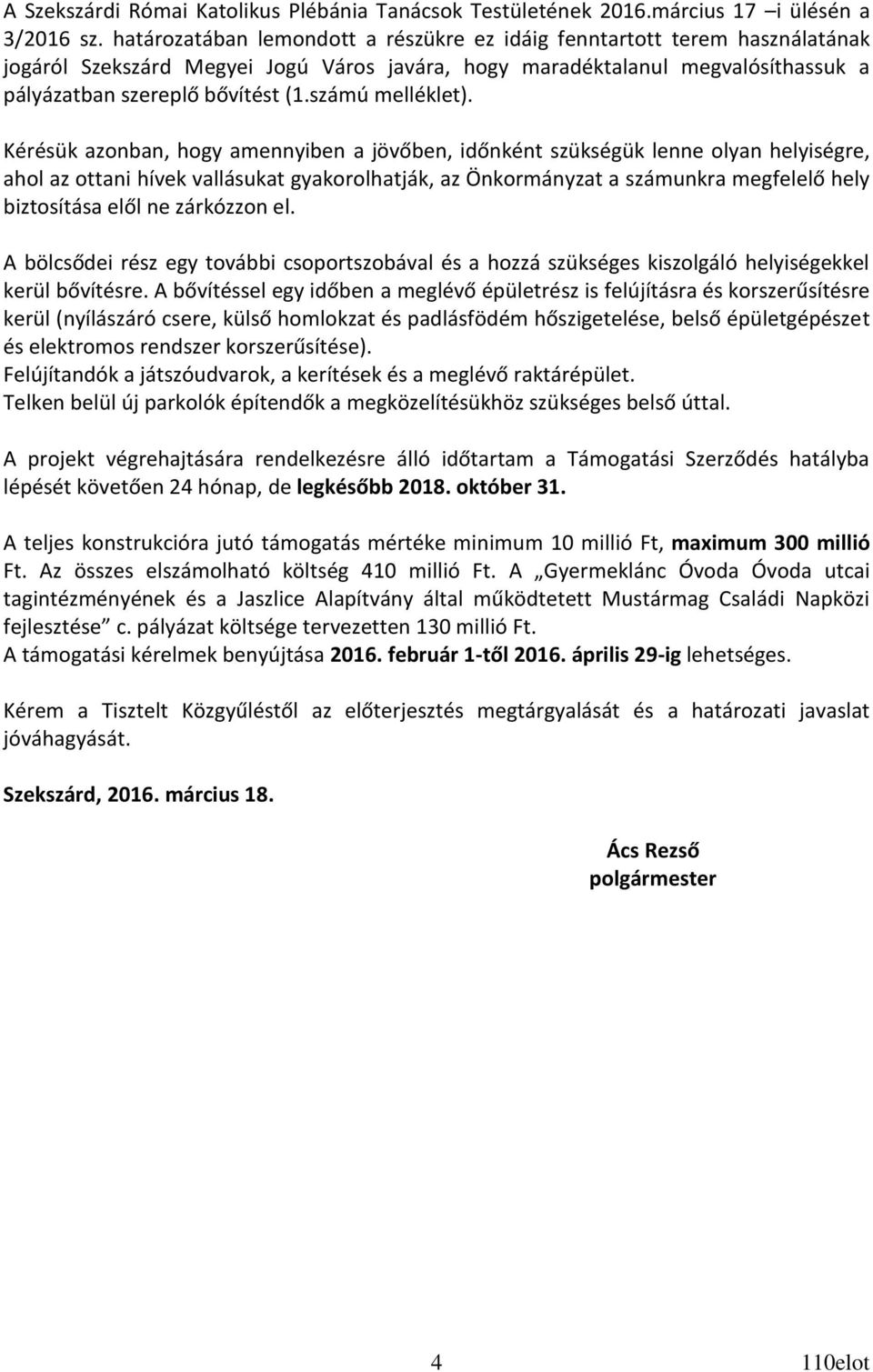 számú melléklet).