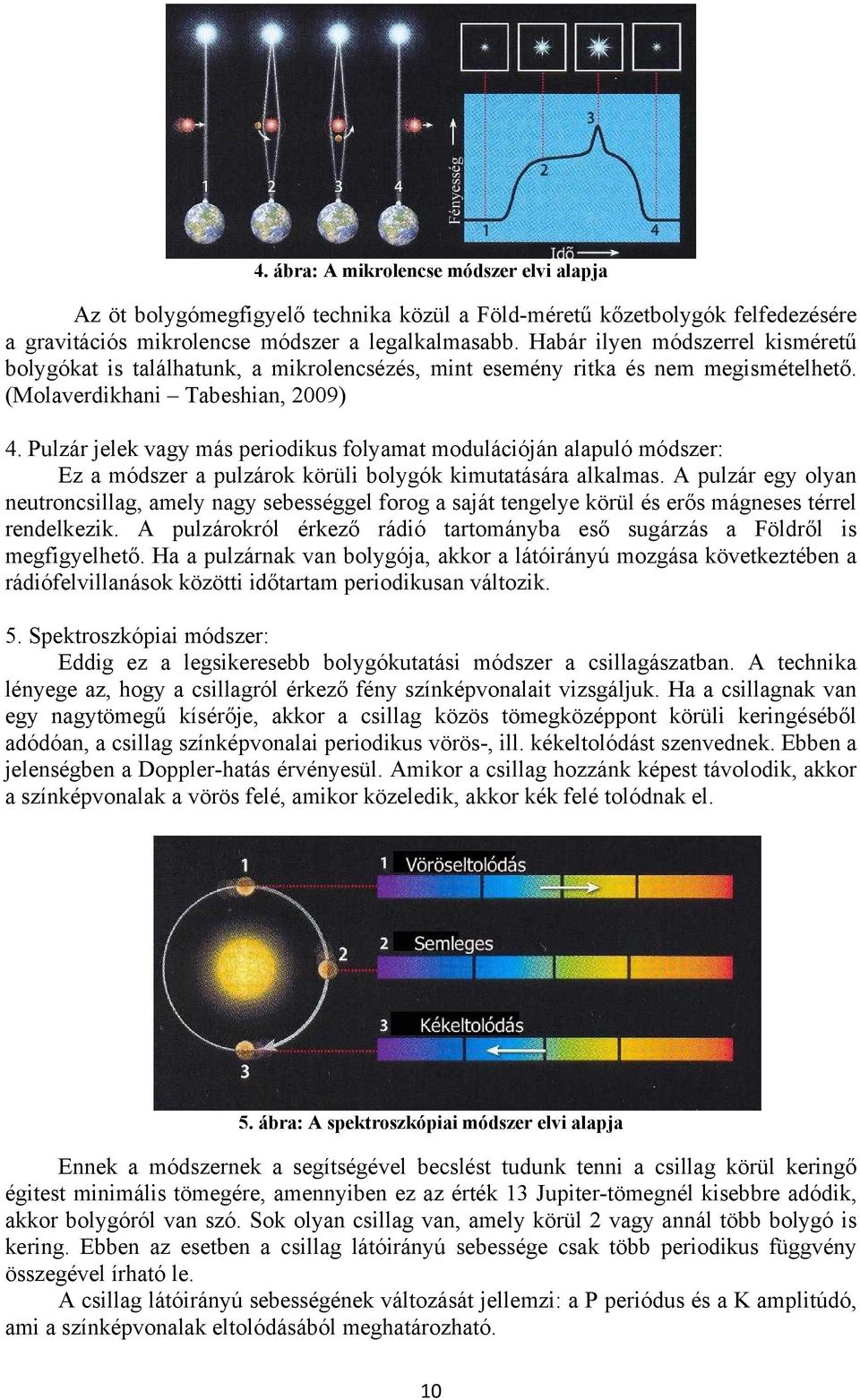 Pulzár jelek vagy más periodikus folyamat modulációján alapuló módszer: Ez a módszer a pulzárok körüli bolygók kimutatására alkalmas.