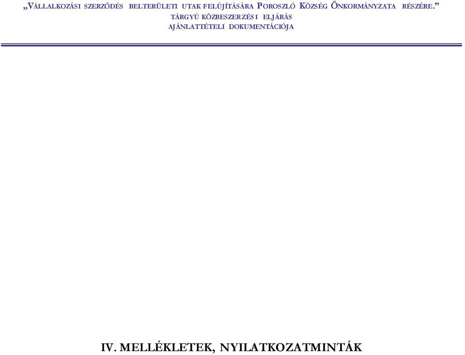 POROSZLÓ KÖZSÉG ÖNKORMÁNYZATA