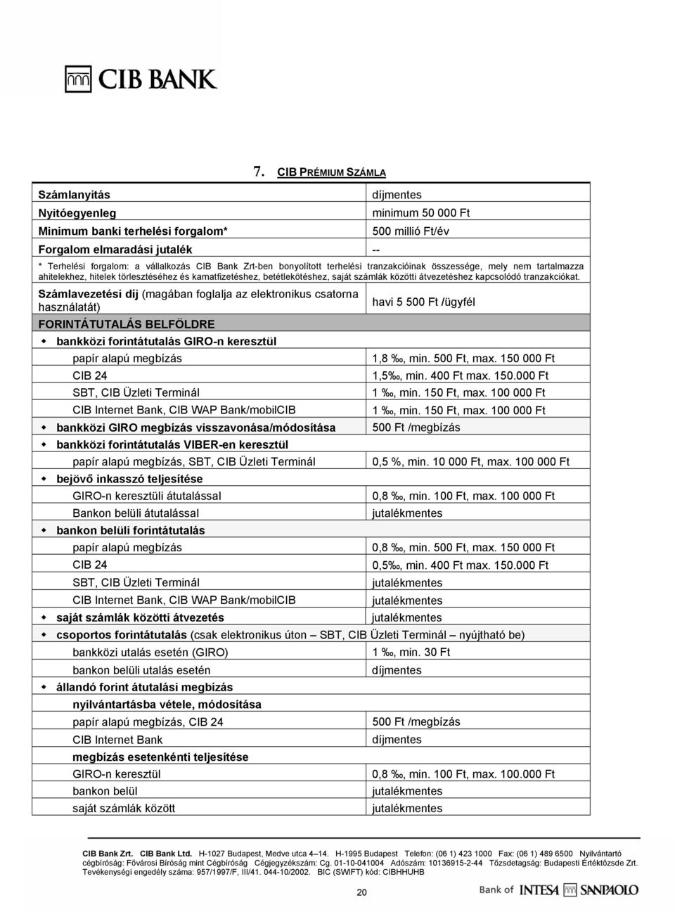 tartalmazza ahitelekhez, hitelek törlesztéséhez és kamatfizetéshez, betétlekötéshez, saját számlák közötti átvezetéshez kapcsolódó tranzakciókat.