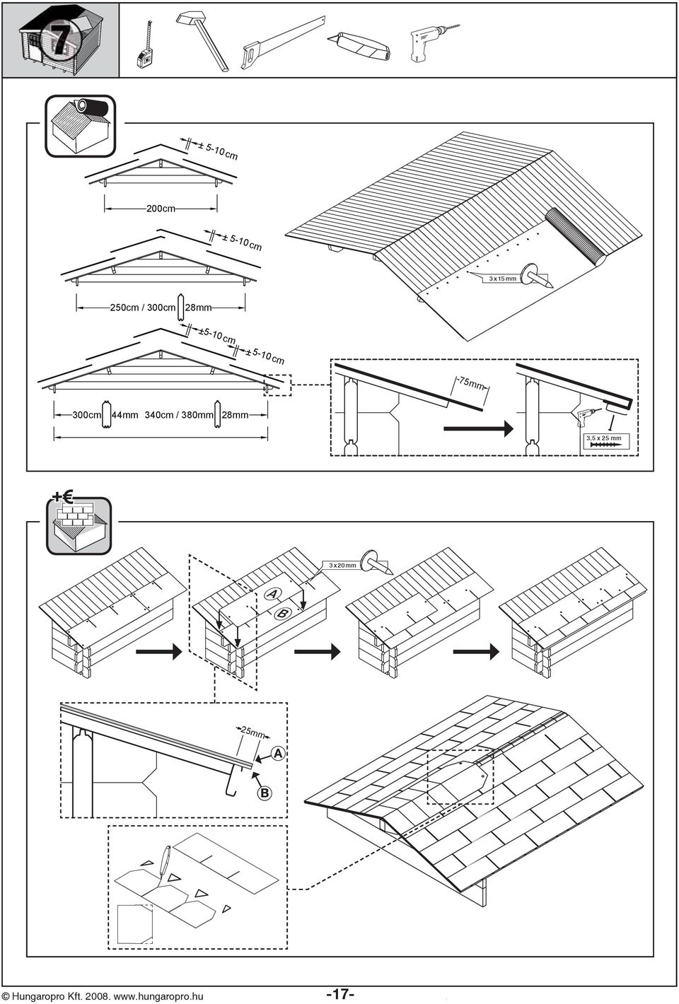 ± 5-10 cm PE 75 00cm 44 40cm