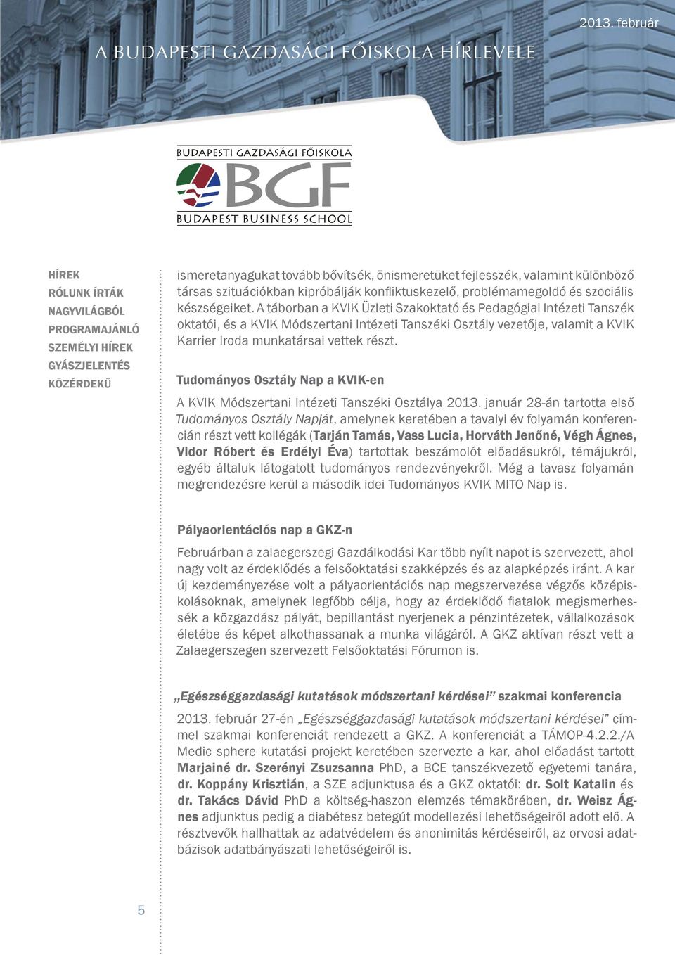 BGF Tudományos Diákköri Konferencia - PDF Ingyenes letöltés