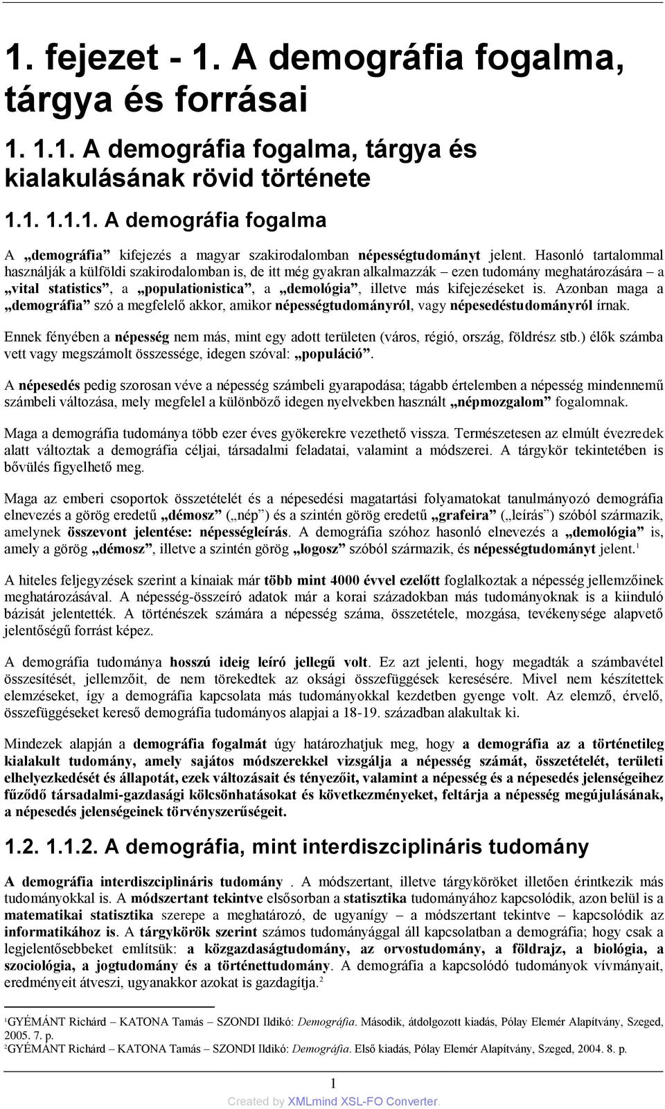 Demográfia Gyémánt Richárd, Katona Tamás - PDF Free Download