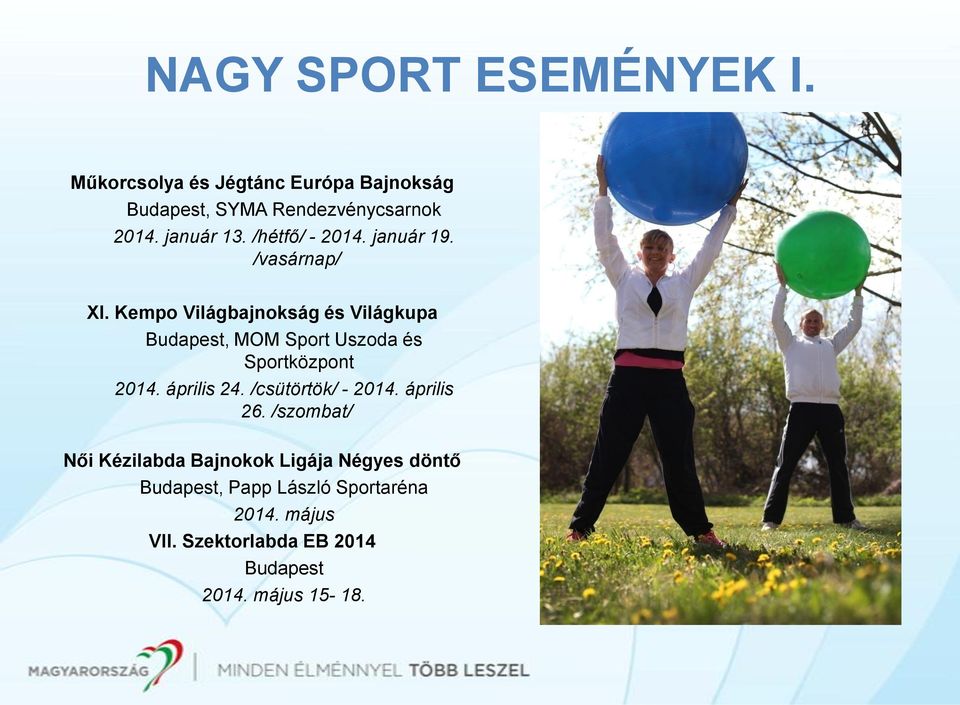 Kempo Világbajnokság és Világkupa Budapest, MOM Sport Uszoda és Sportközpont 2014. április 24.
