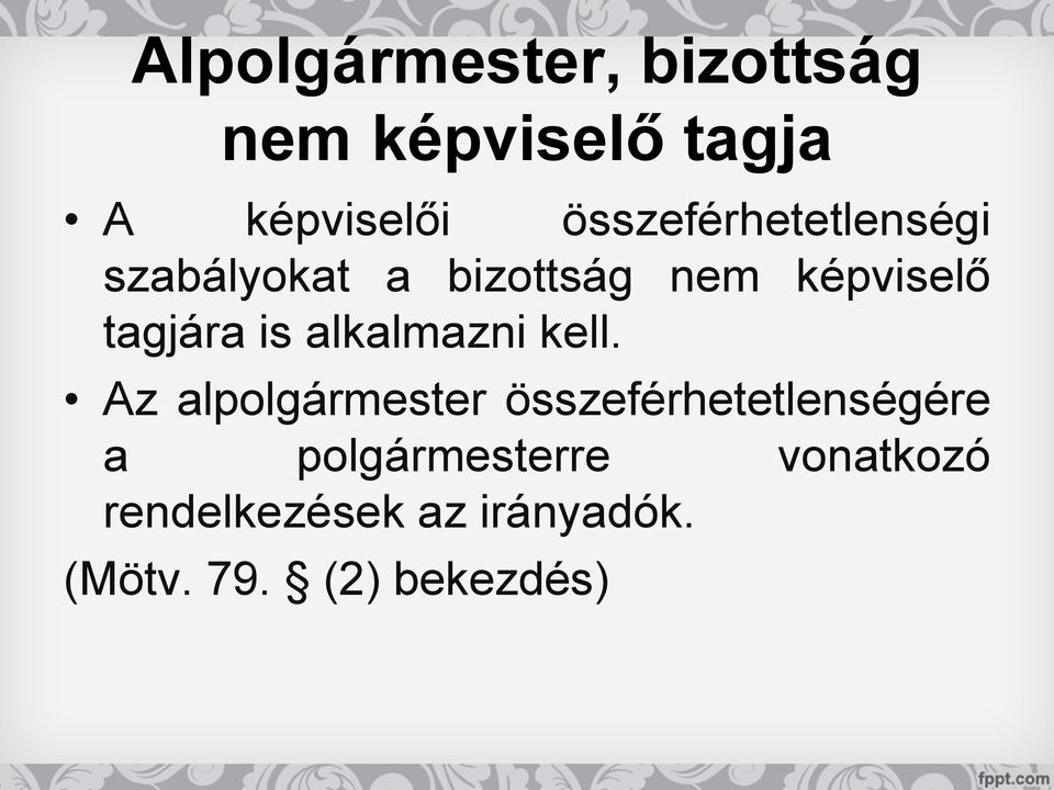 is alkalmazni kell.