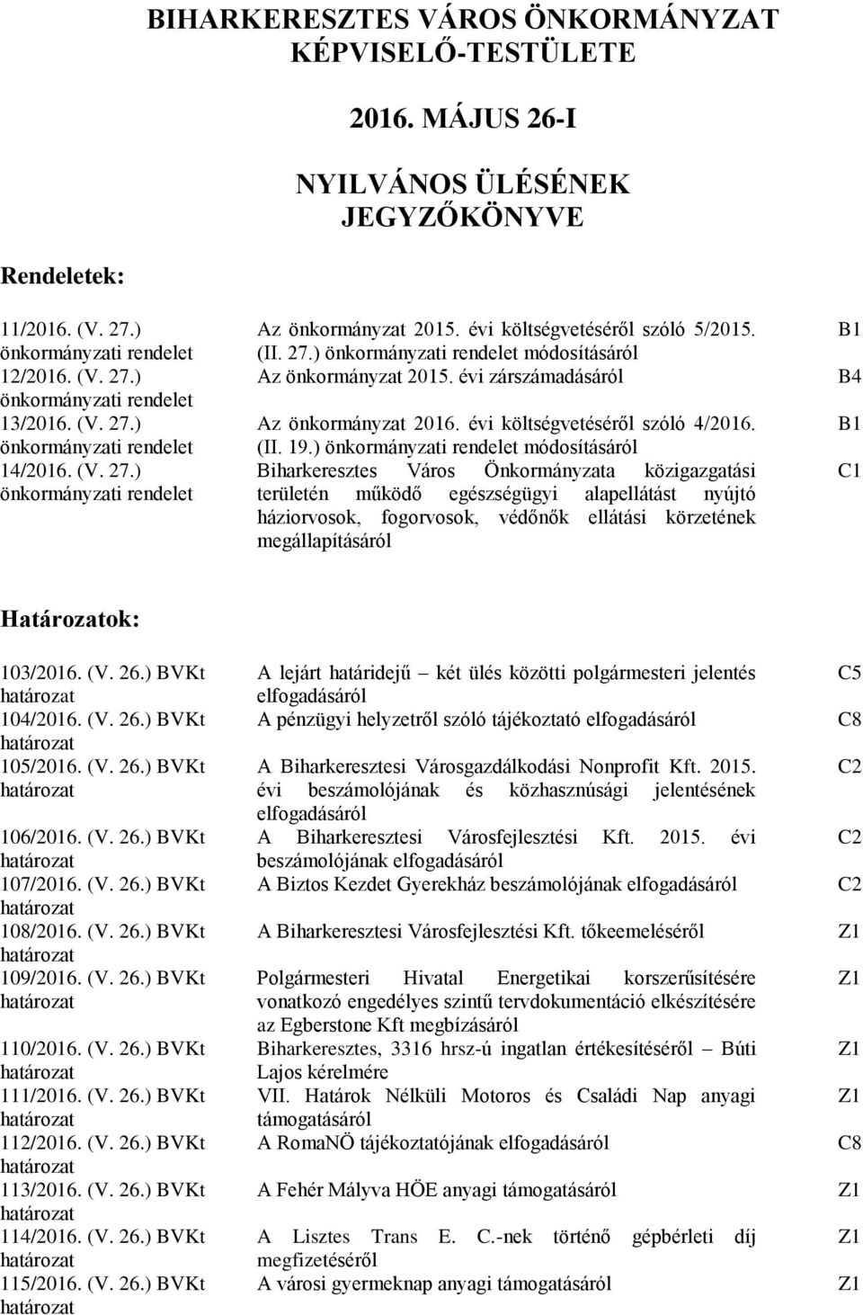 évi zárszámadásáról Az önkormányzat 2016. évi költségvetéséről szóló 4/2016. (II. 19.