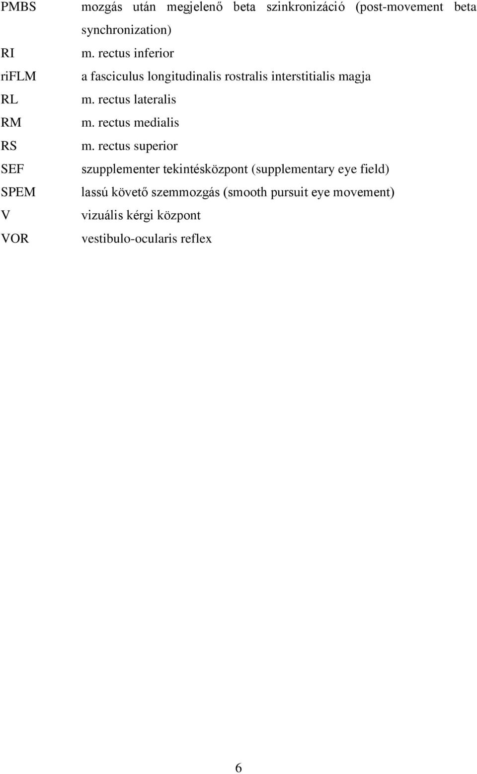 rectus lateralis m. rectus medialis m.