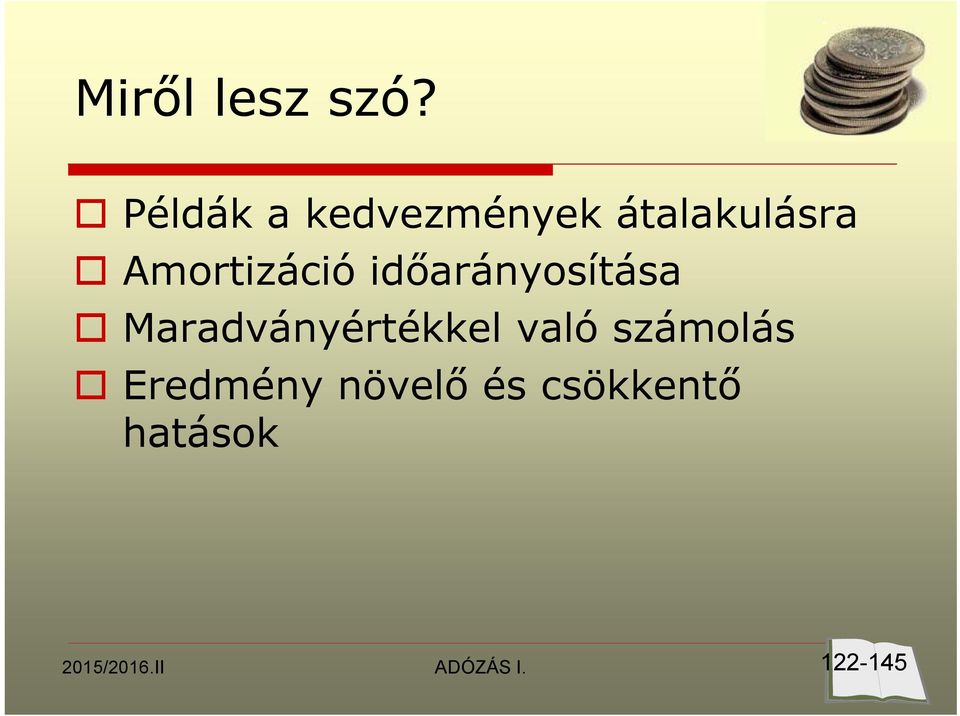 Amortizáció időarányosítása