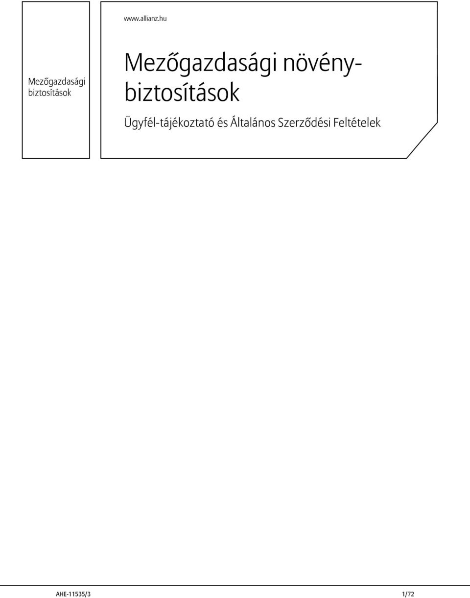 Mezőgazdasági növénybiztosítások