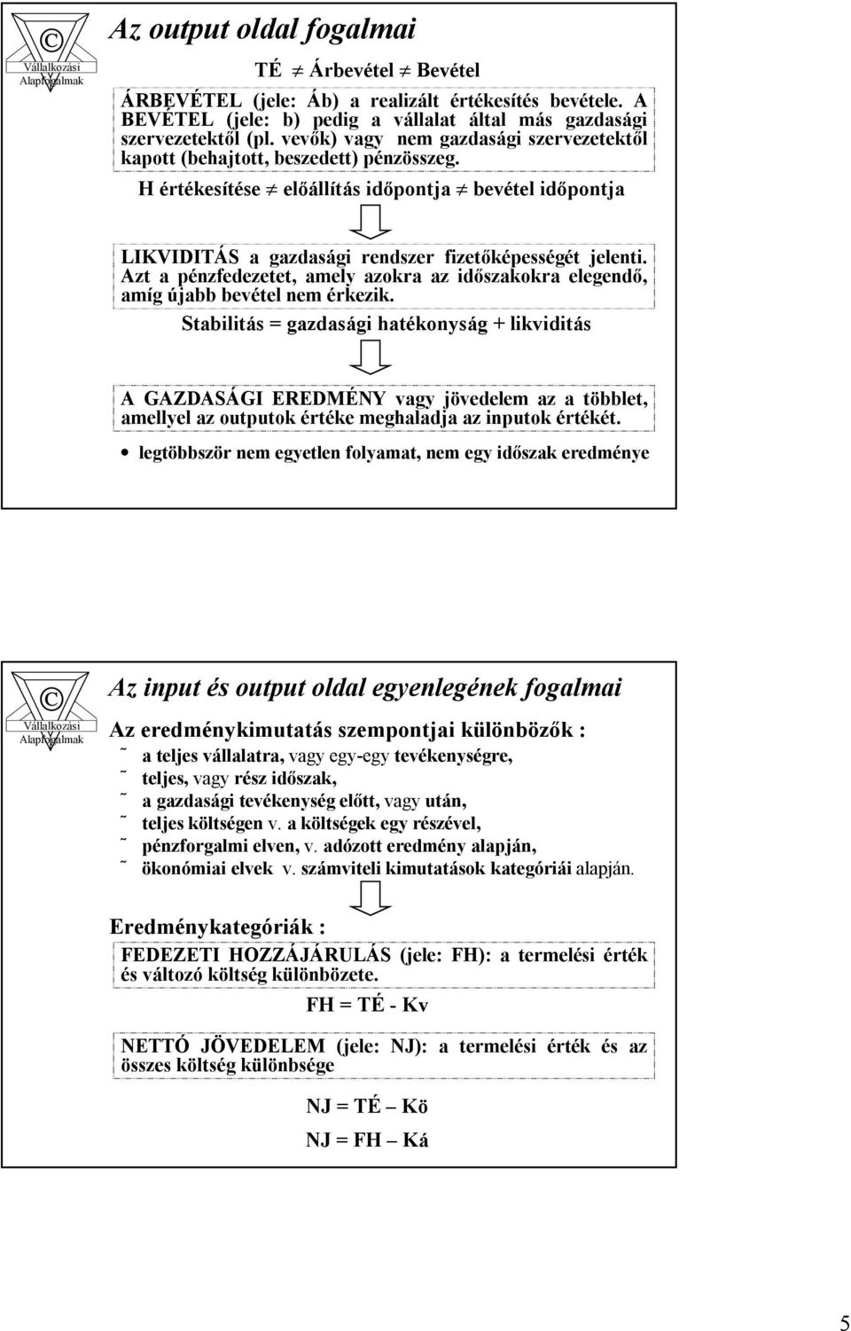 Azt a pénzfedezetet, amely azokra az időszakokra elegendő, amíg újabb bevétel nem érkezik.
