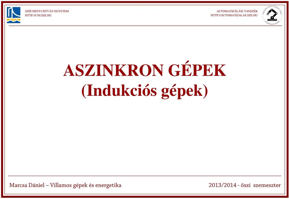 HU ASZINKRON GÉPEK