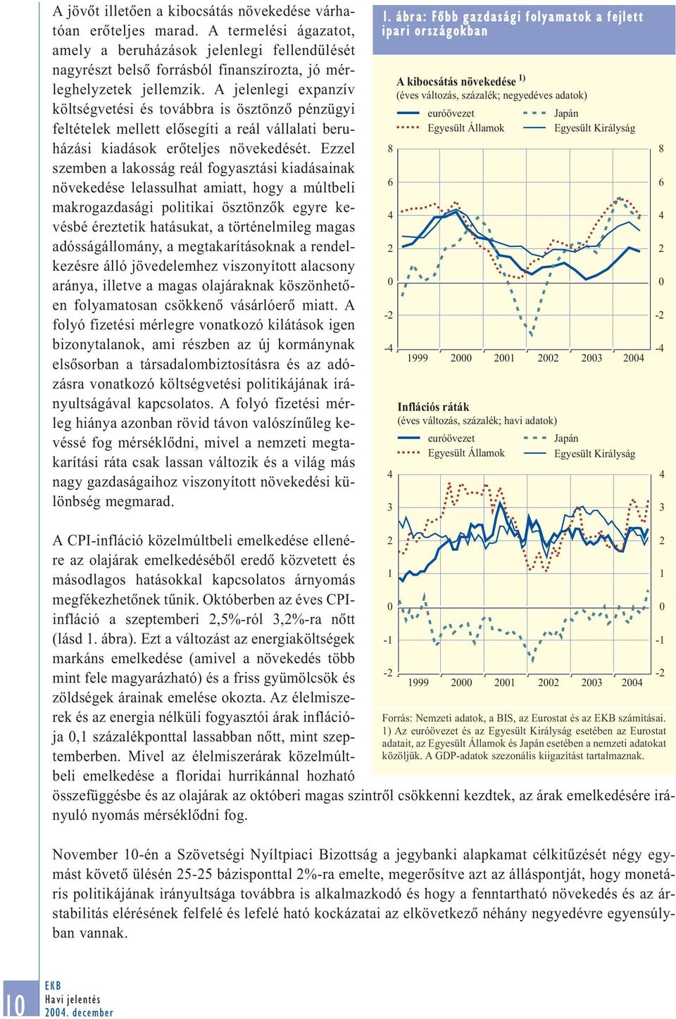A jelenlegi expanzív költségvetési és továbbra is ösztönzõ pénzügyi feltételek mellett elõsegíti a reál vállalati beruházási kiadások erõteljes növekedését.