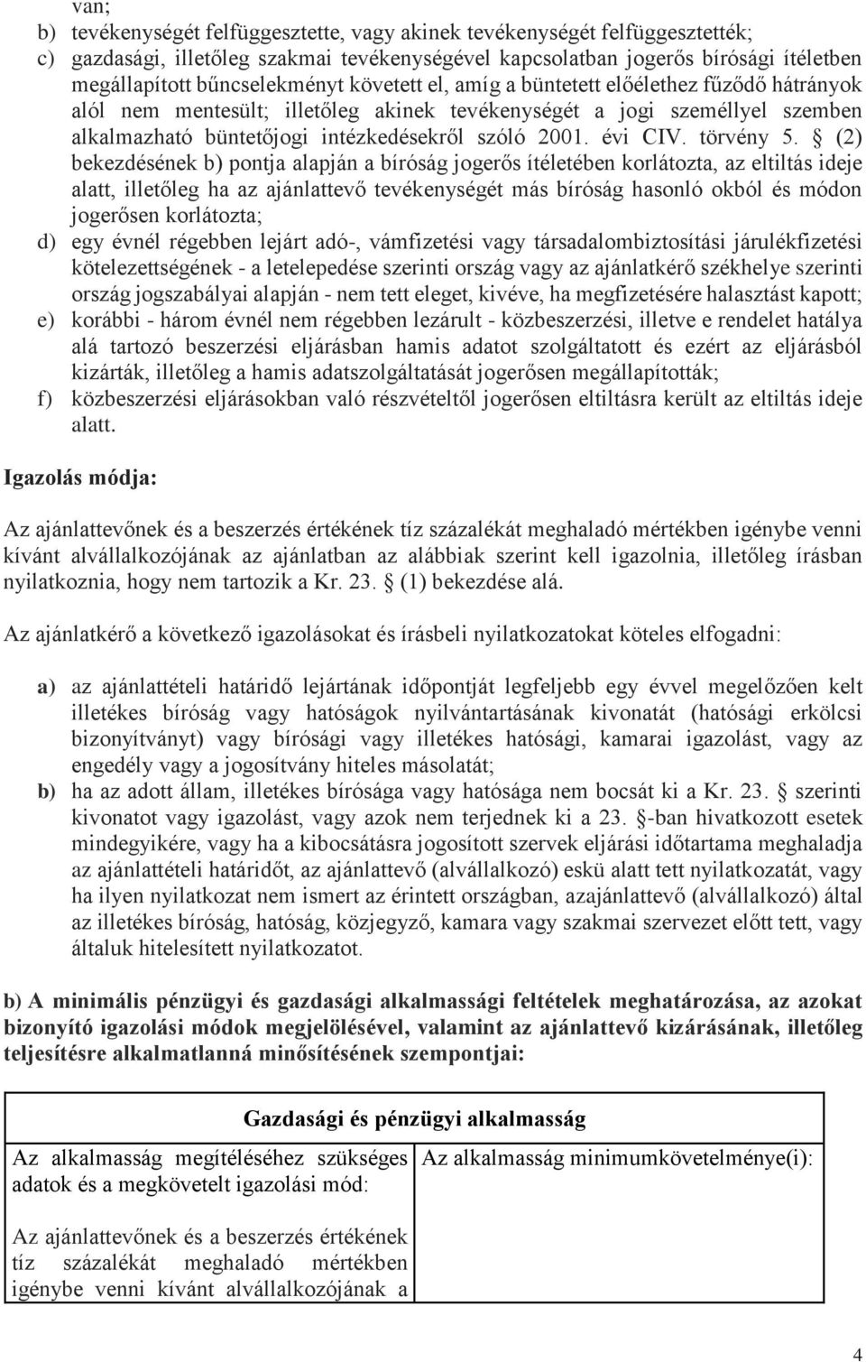 törvény 5.