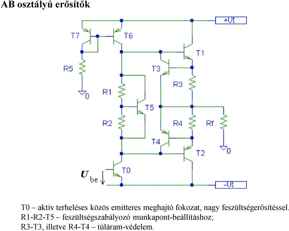 feszültségerősítéssel.