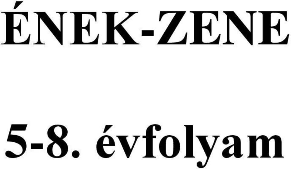 évfolyam