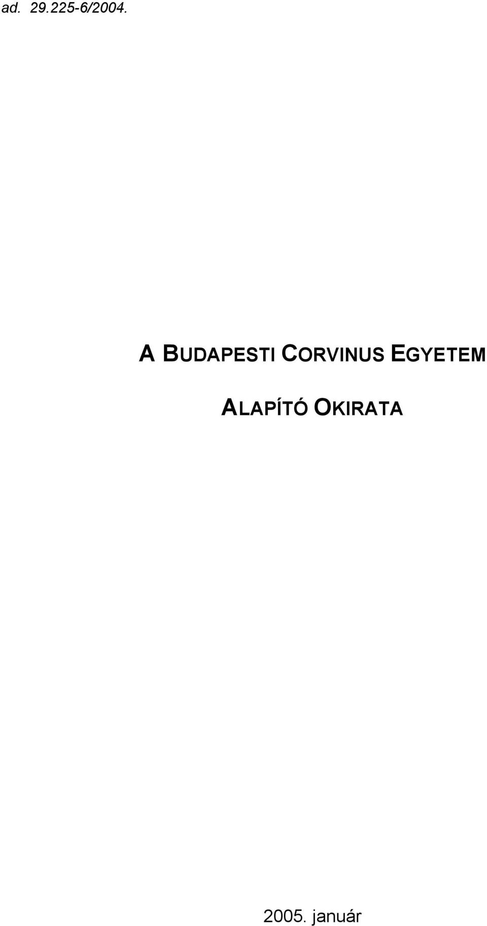 CORVINUS EGYETEM