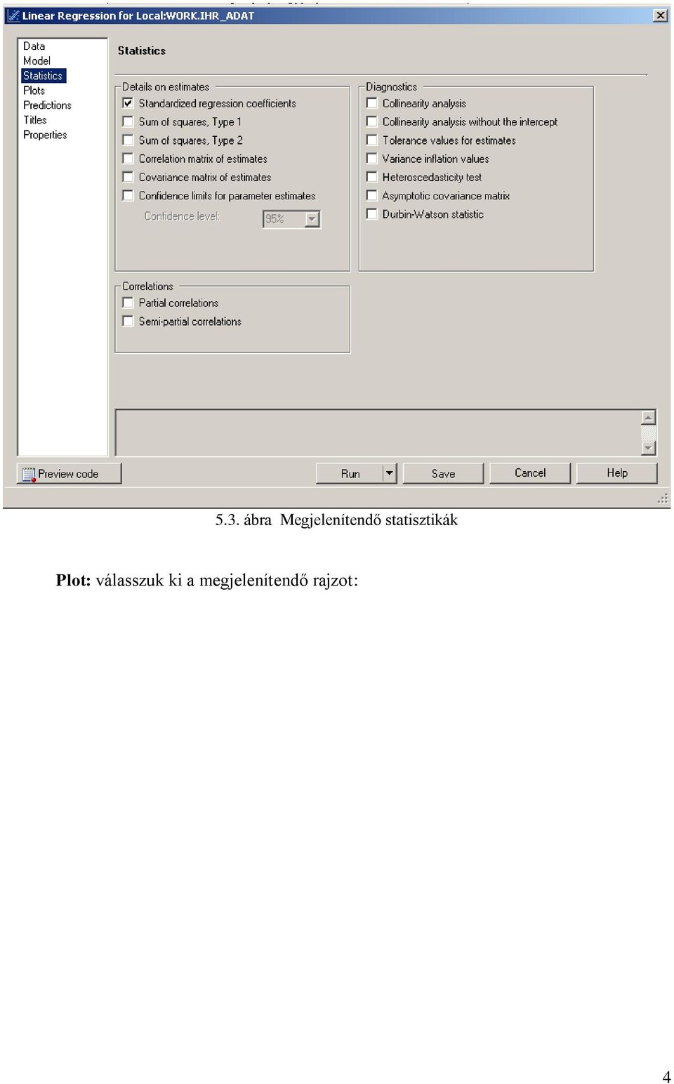 statisztikák Plot: