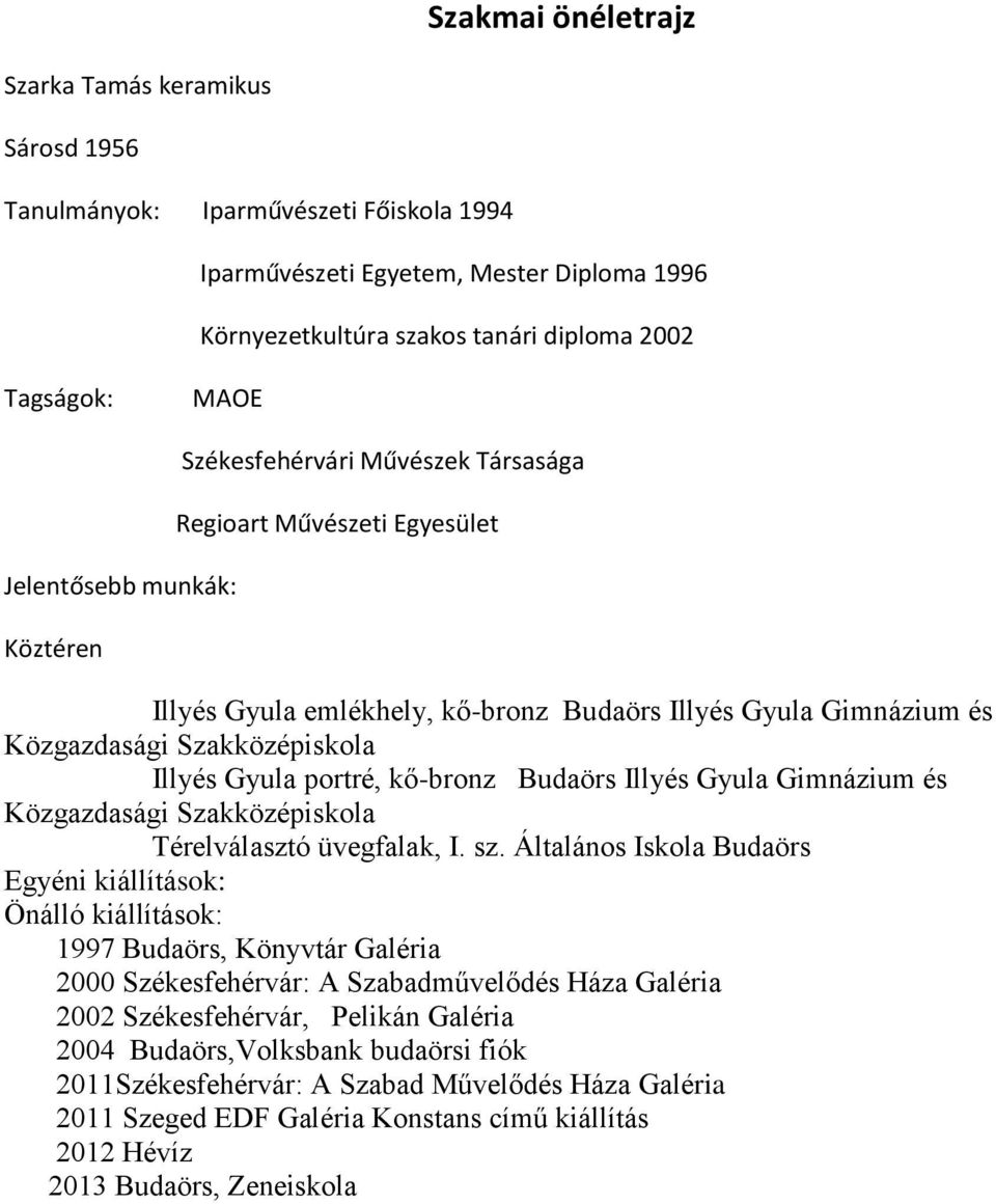 Gyula portré, kő-bronz Budaörs Illyés Gyula Gimnázium és Közgazdasági Szakközépiskola Térelválasztó üvegfalak, I. sz.