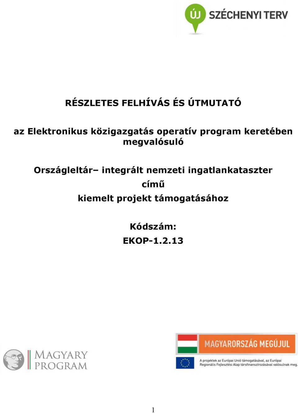 Országleltár integrált nemzeti ingatlankataszter