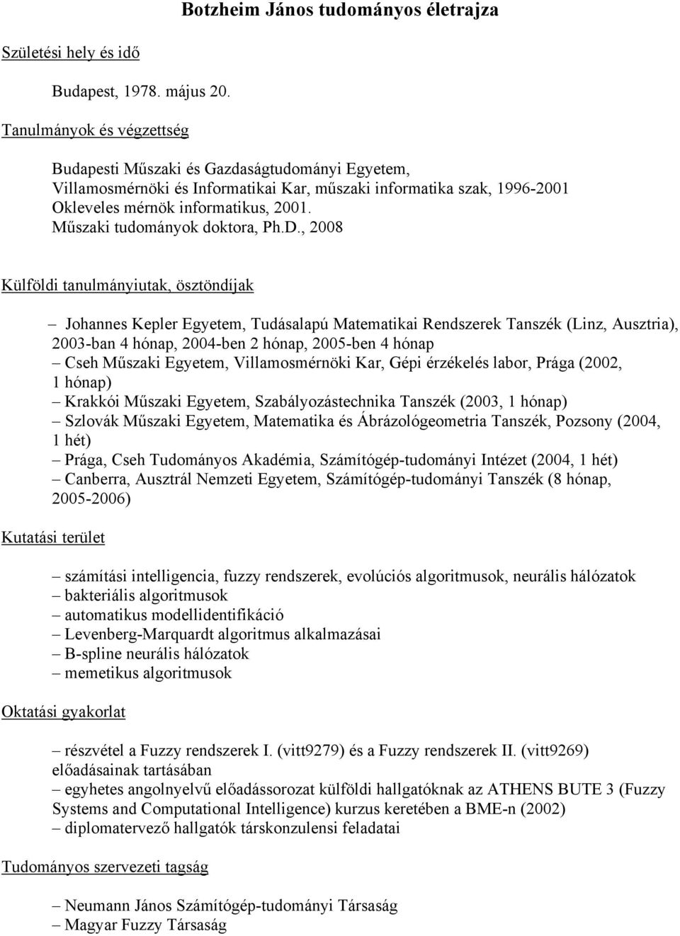 Műszaki tudományok doktora, Ph.D.