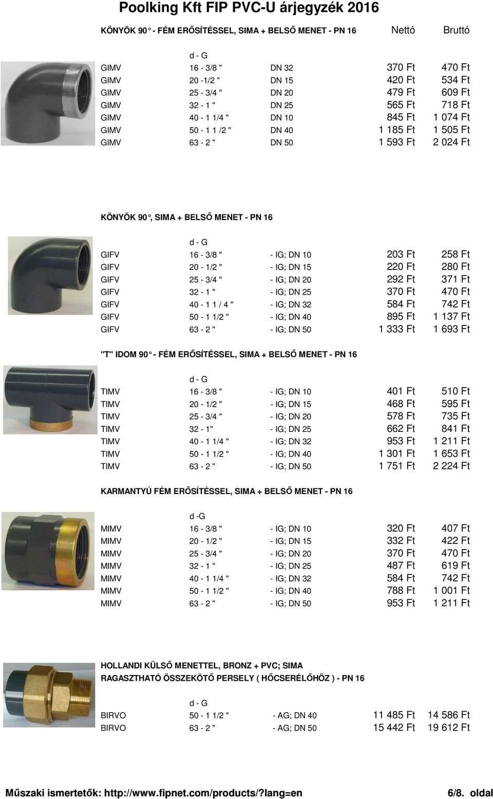 GIFV 20-1/2 " - IG; DN 15 220 Ft 280 Ft GIFV 25-3/4 " - IG; DN 20 292 Ft 371 Ft GIFV 32-1 " - IG; DN 25 370 Ft 470 Ft GIFV 40-1 1 / 4 " - IG; DN 32 584 Ft 742 Ft GIFV 50-1 1/2 " - IG; DN 40 895 Ft 1