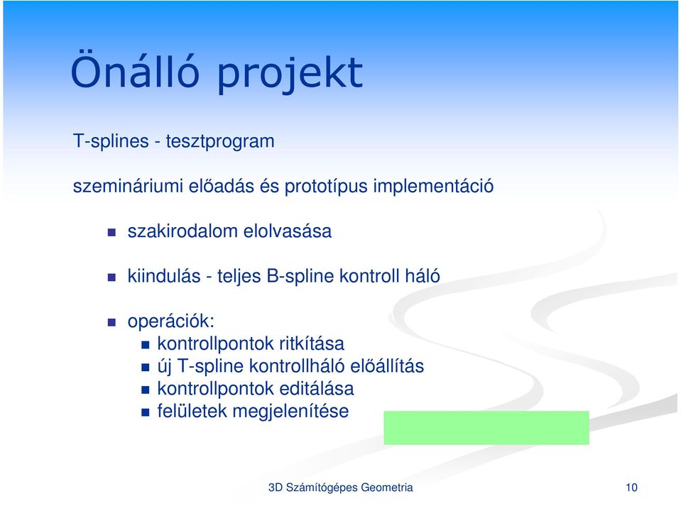 kontroll háló operációk: kontrollpontok ritkítása új T-spline