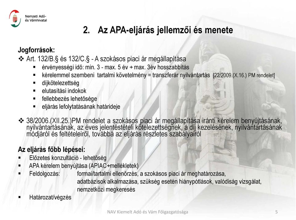 ) PM rendelet] díjkötelezettség elutasítási indokok fellebbezés lehetısége eljárás lefolytatásának határideje 38/2006.(XII.25.